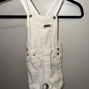 Joe's Jeans Little Boys Cream Cotton Overalls Shorts